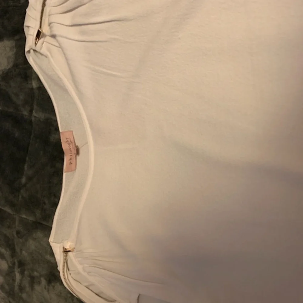 Philosophy Top with Zippered sleeves